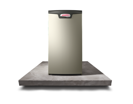 Lennox Furnace on concrete
